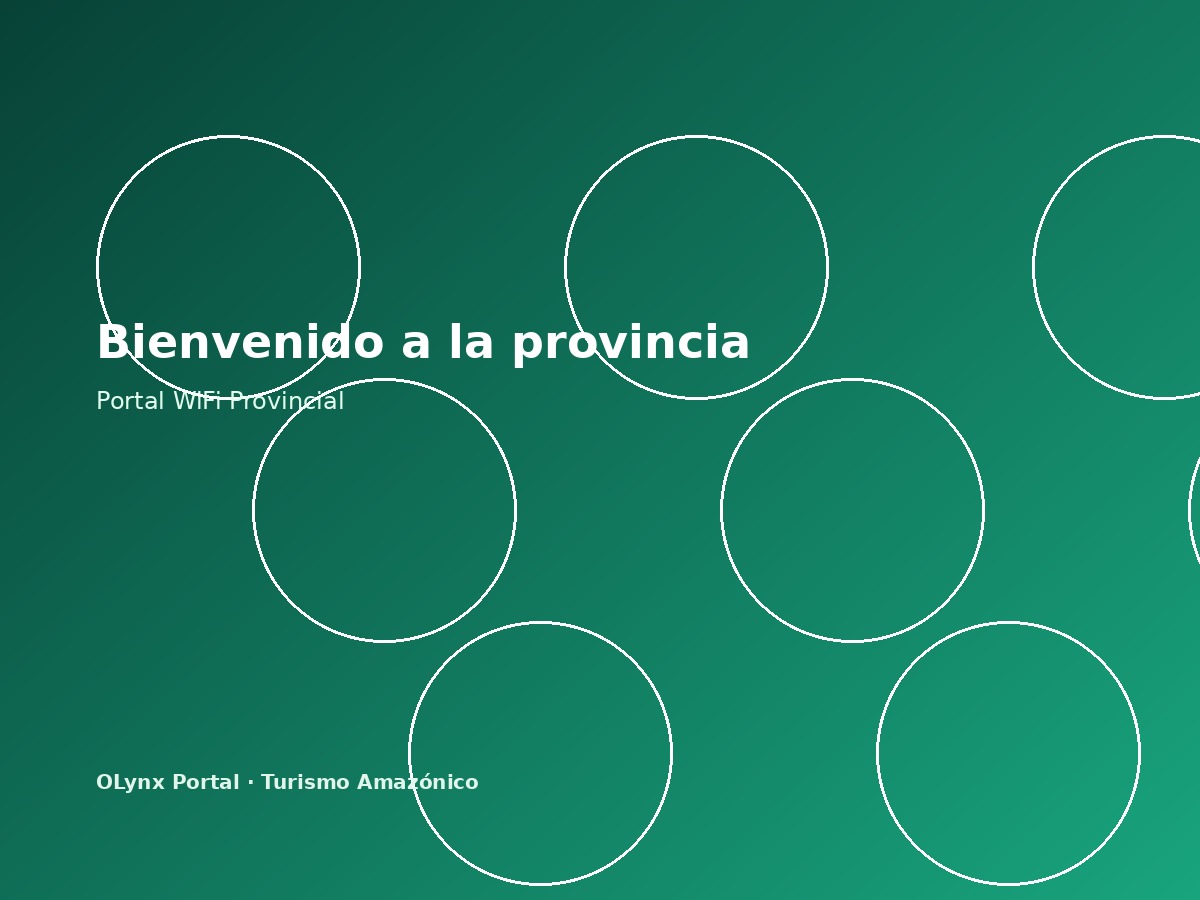 Imagen institucional de bienvenida